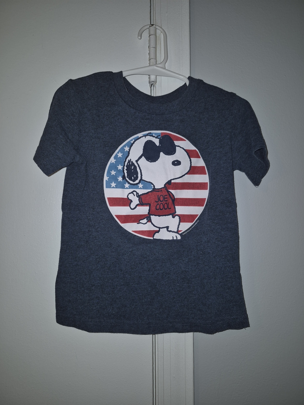 Snoopy 'Joe Cool' Navy Kids T-Shirt 3T